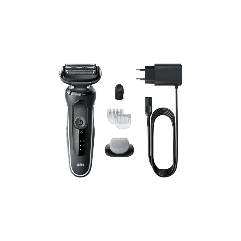Bārdas skuveklis Braun Series 5 51-W1600s, li-ion, balta krās.-melna krās.
