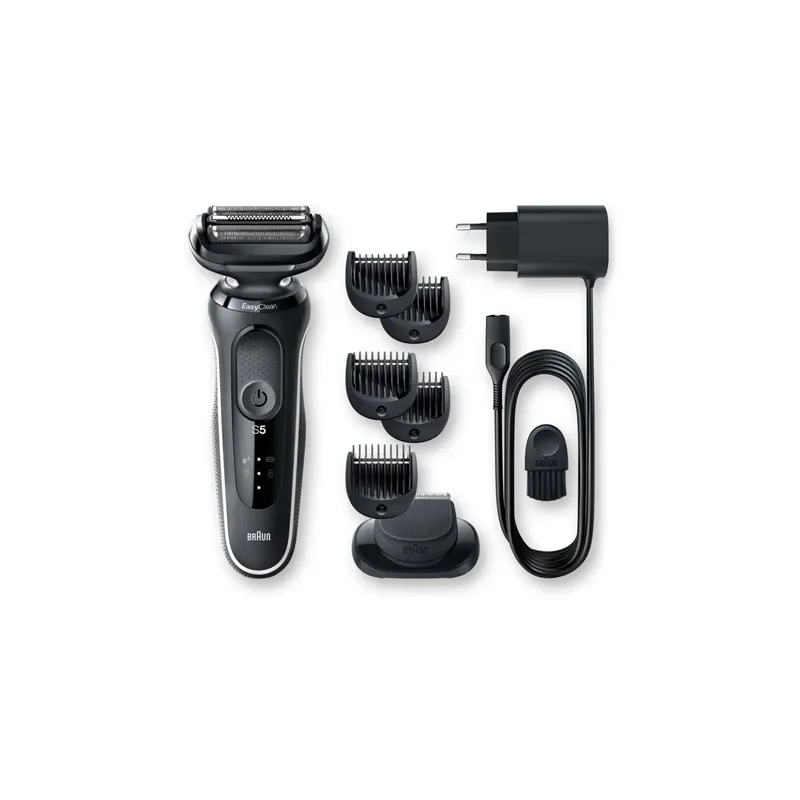 Bārdas skuveklis Braun Series 5 51-W1500s, li-ion, balta krās.-melna krās.