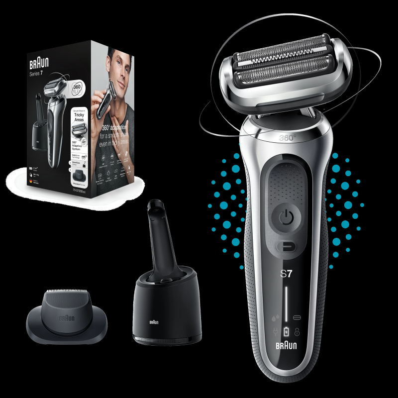 71-S7200cc skuveklis Series 7 360 Flex, AutoSence