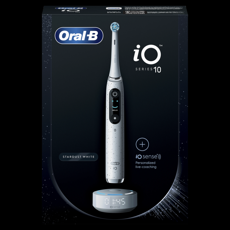 iOM10.1A3.1AD Oral-B iO10 Elektriskā Zobu Birste Stardust White