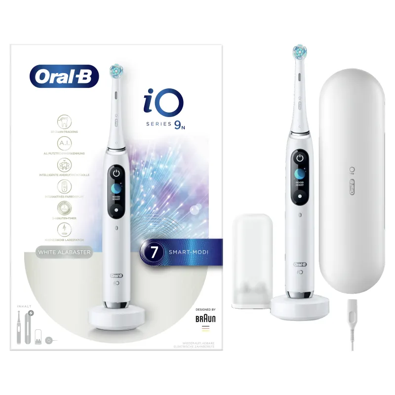 iOM9.1A1.1AD Oral-B iO9 Электрическая Зубная Щетка White Alabaster