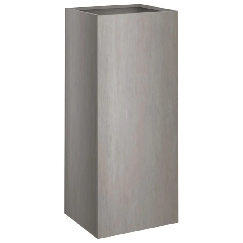 vidaXL dārza puķu kaste, 32x29x75 cm, kortena tērauds