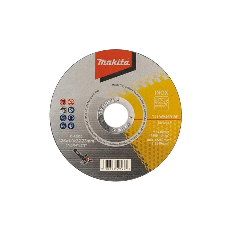 Griešanas disks Makita D-75530 125 x 1 x 22.23 mm