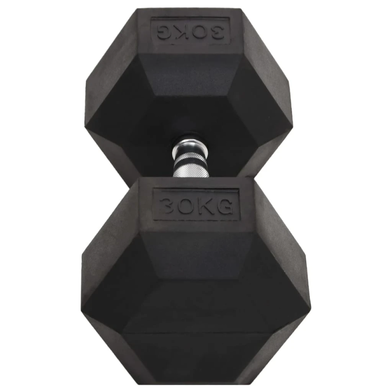 vidaXL hantele, 30 kg, čuguns