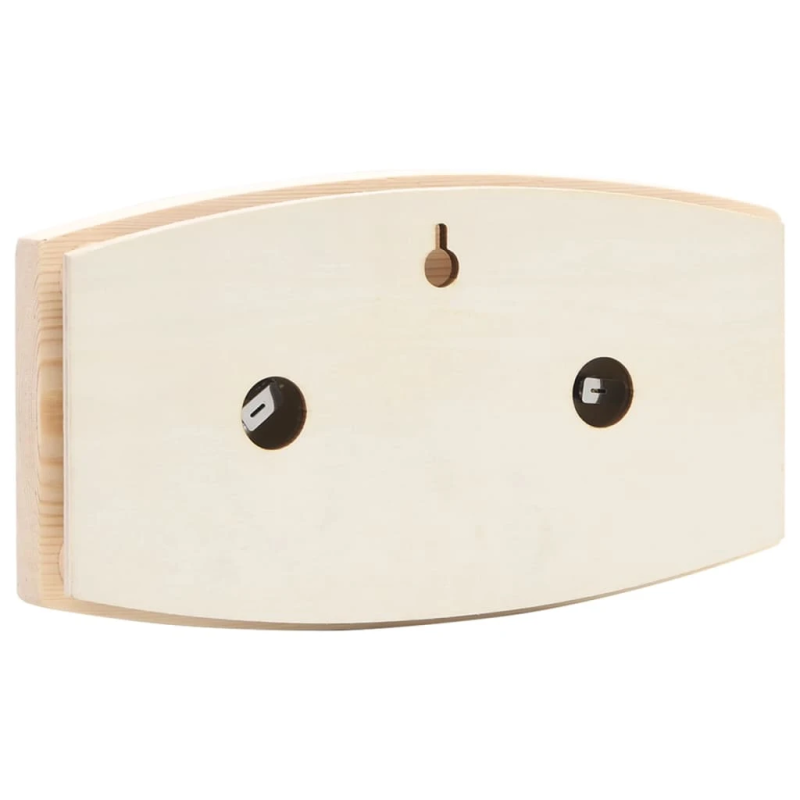 vidaXL pirts higrometrs, termometrs un smilšu pulkstenis, priedes koks