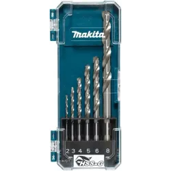 Makita Metal Drill Bit Set D-75742 HSS-G, 6 pcs