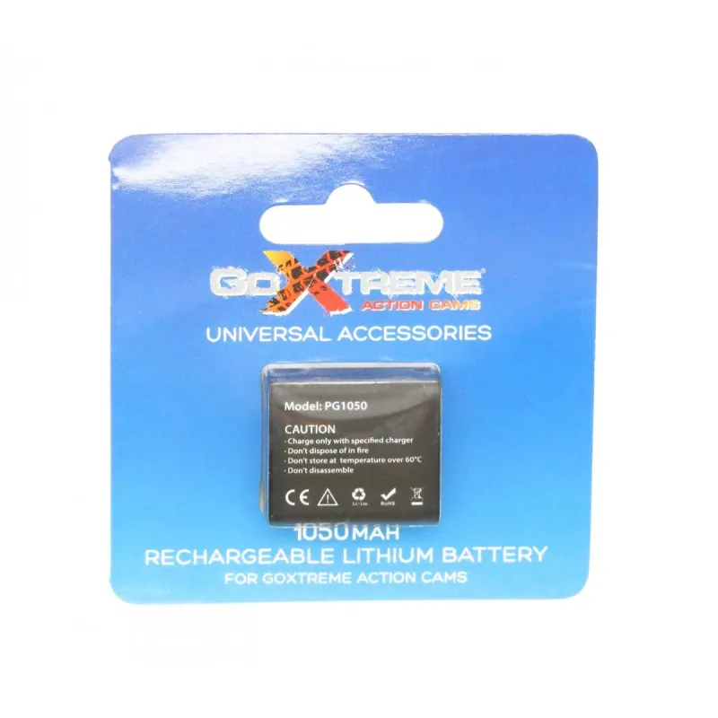 GoXtreme 1050mAh 3.7 V Akku for Rallye, Endurance, Discovery & Pioneer