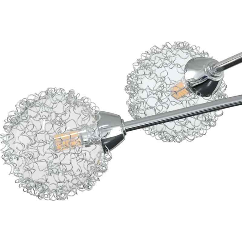 vidaXL griestu lampa ar sietveida abažūriem, 5 G9 spuldzes