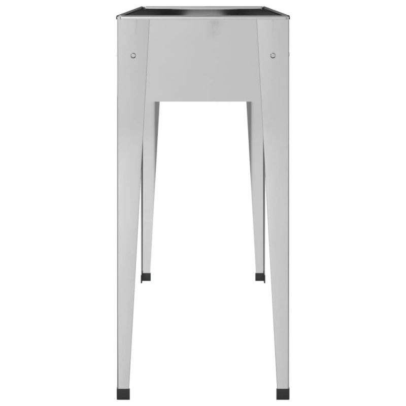 vidaXL puķu kaste, 100,5x40,5x90 cm, cinkots tērauds