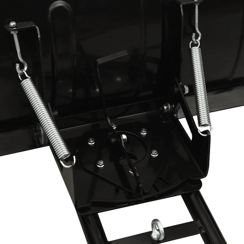 vidaXL sniega lāpsta kvadricikliem, 150x38 cm, melna