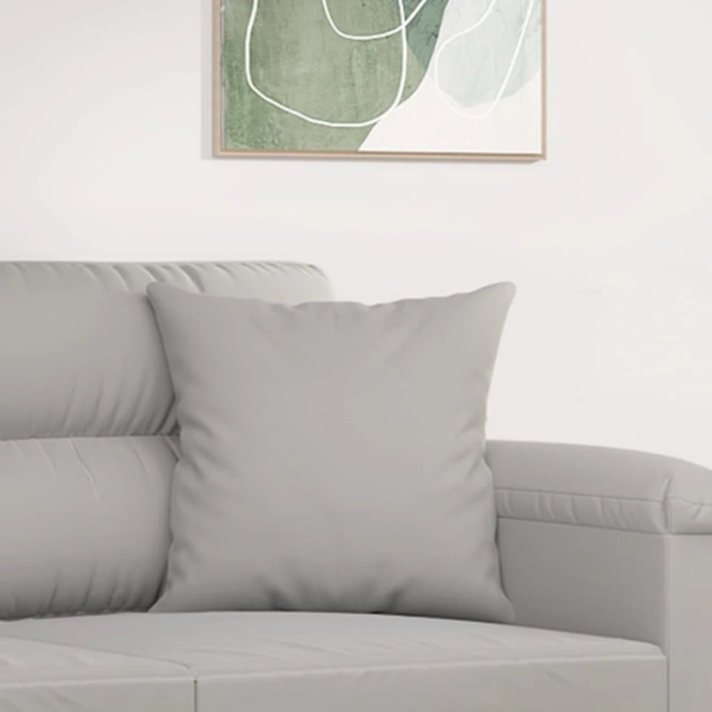 vidaXL dekoratīvi spilveni, 2 gab., 40x40 cm, pelēks audums