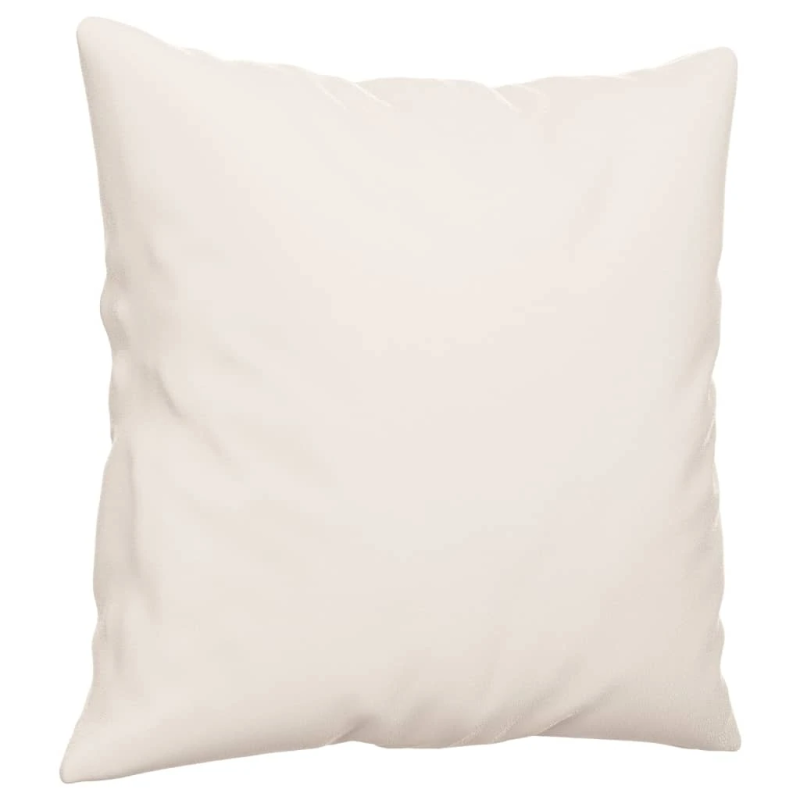 vidaXL dekoratīvi spilveni, 2 gab., 40x40cm, bēšs mikrošķiedras audums