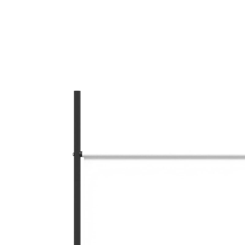 vidaXL 3-paneļu istabas aizslietnis, 150x200 cm, balts audums