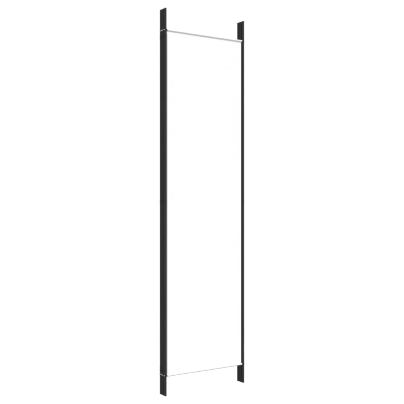 vidaXL 4-paneļu istabas aizslietnis, 200x200 cm, balts audums