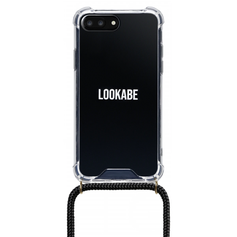 Lookabe Necklace iPhone 7-8+ gold black loo002