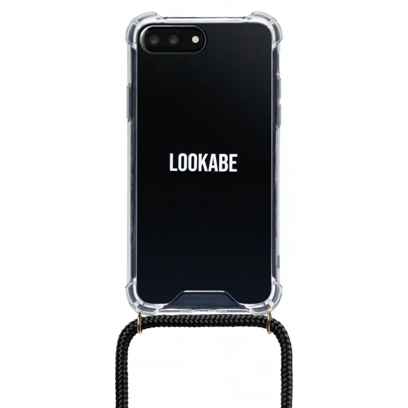 Lookabe Necklace iPhone 7-8+ gold black loo002