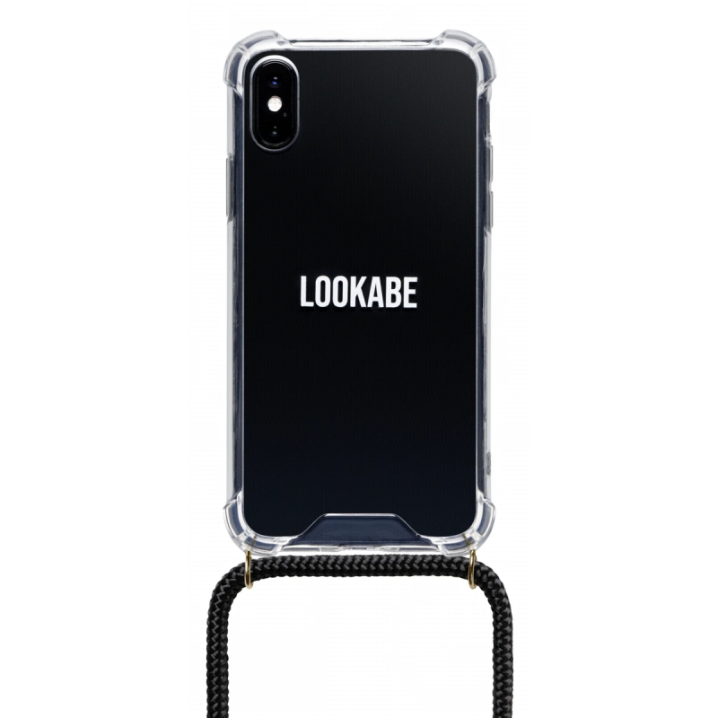 Lookabe Necklace iPhone X-Xs gold black loo003