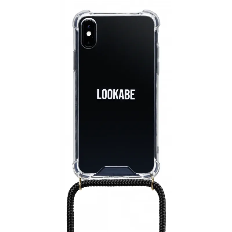 Lookabe Necklace iPhone X-Xs gold black loo003