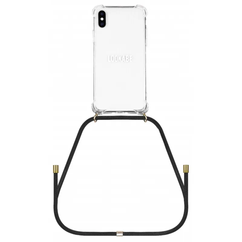 Lookabe Necklace iPhone X-Xs gold black loo003