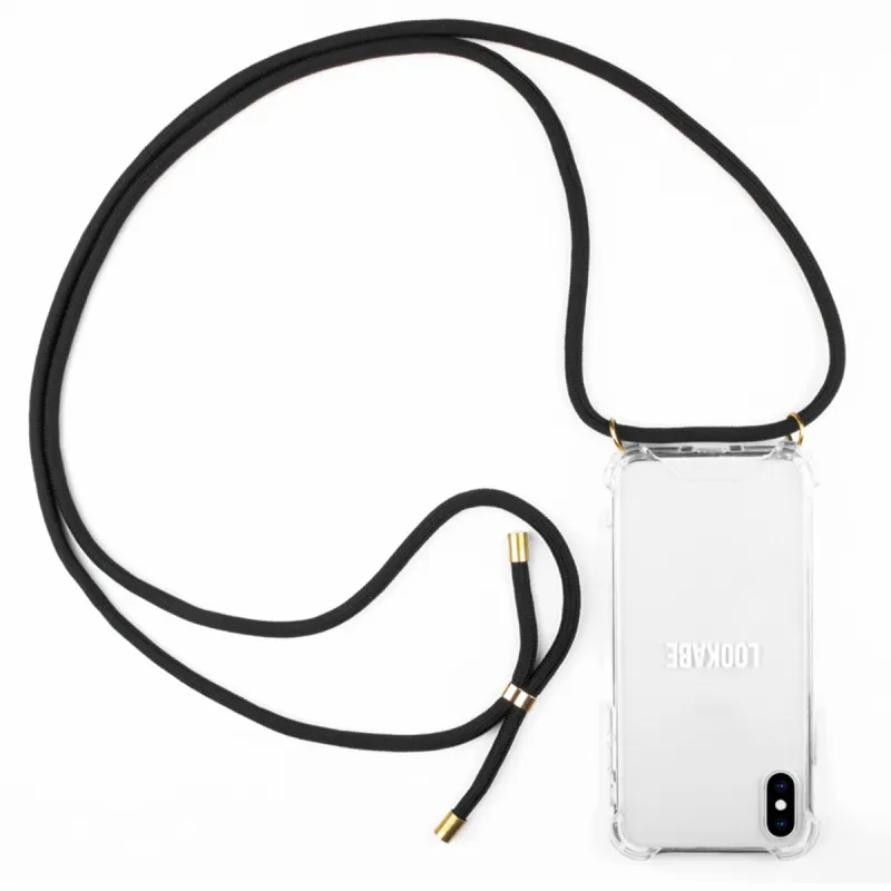 Lookabe Necklace iPhone X-Xs gold black loo003