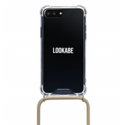 Lookabe Necklace iPhone 7-8+ gold nude loo007