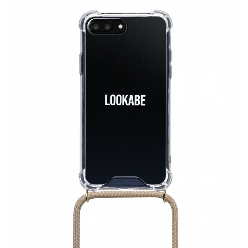 Lookabe Necklace iPhone 7-8+ gold nude loo007