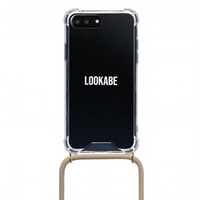 Lookabe Necklace iPhone 7-8+ gold nude loo007