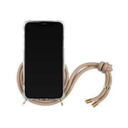 Lookabe Necklace iPhone Xs Max gold nude loo010