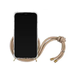 Lookabe Necklace iPhone Xs Max gold nude loo010