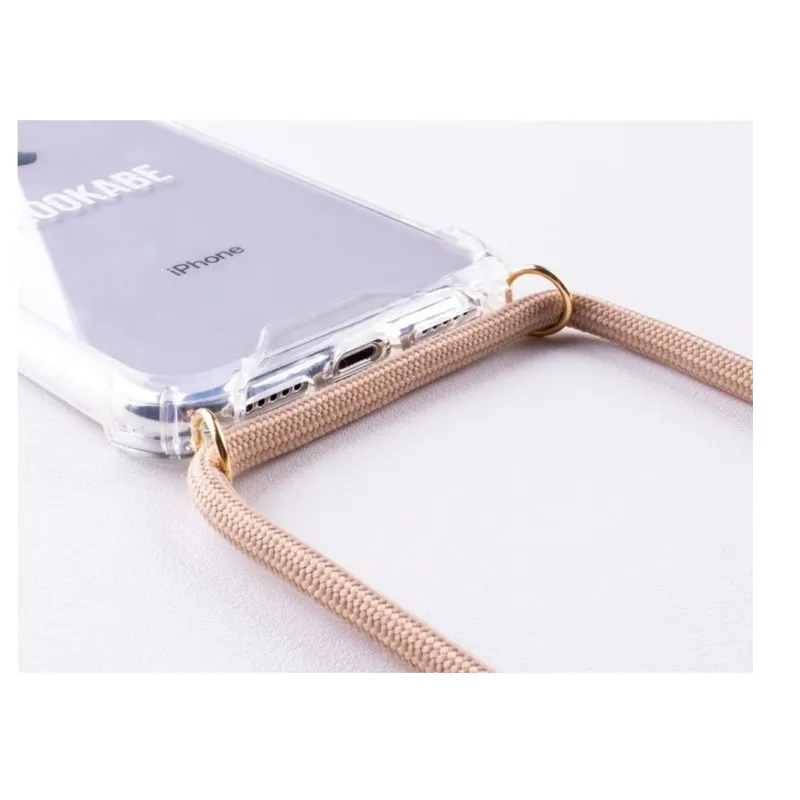 Lookabe Necklace iPhone Xs Max gold nude loo010