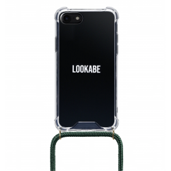 Lookabe Necklace iPhone 7-8 gold green loo011