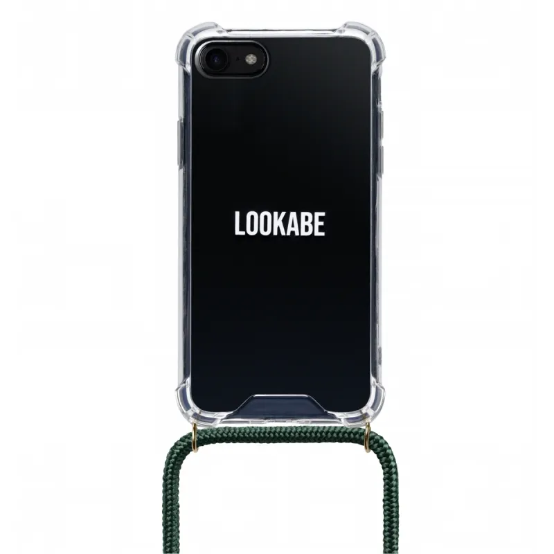 Lookabe Necklace iPhone 7-8 gold green loo011