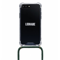 Lookabe Necklace iPhone 7-8+ gold green loo012
