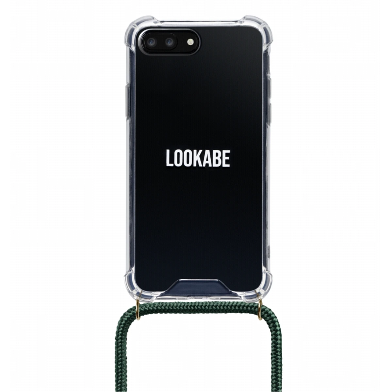 Lookabe Necklace iPhone 7-8+ gold green loo012