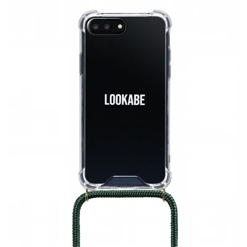 Lookabe Necklace iPhone 7-8+ gold green loo012