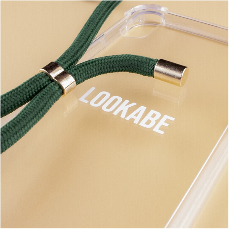 Lookabe Necklace iPhone 7-8+ gold green loo012