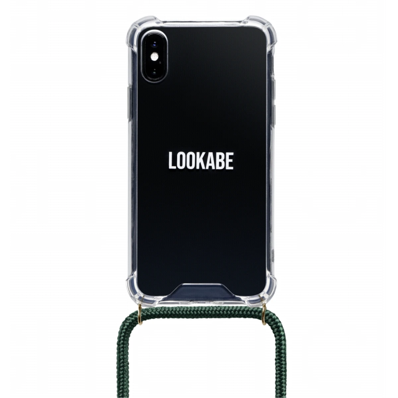 Lookabe Necklace iPhone X-Xs gold green loo013