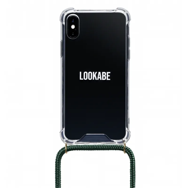 Lookabe Necklace iPhone X-Xs gold green loo013