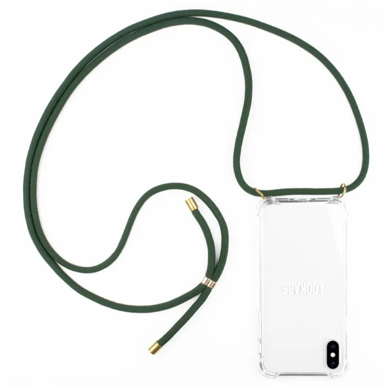 Lookabe Necklace iPhone X-Xs gold green loo013