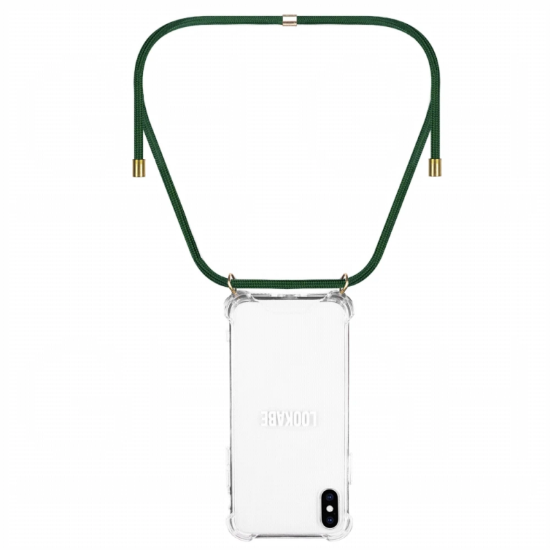 Lookabe Necklace iPhone X-Xs gold green loo013
