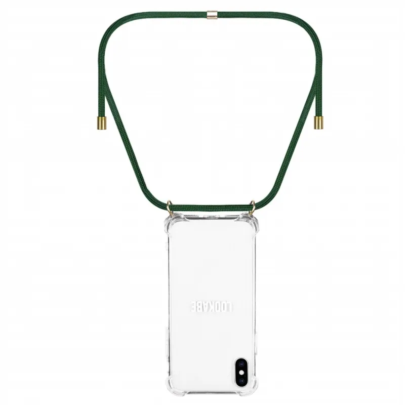 Lookabe Necklace iPhone X-Xs gold green loo013
