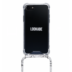 Lookabe Necklace Snake Edition iPhone 7-8+ silver snake loo017