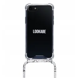 Lookabe Necklace Snake Edition iPhone 7-8+ silver snake loo017