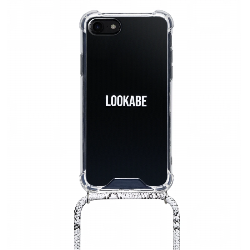 Lookabe Necklace Snake Edition iPhone 7-8+ silver snake loo017