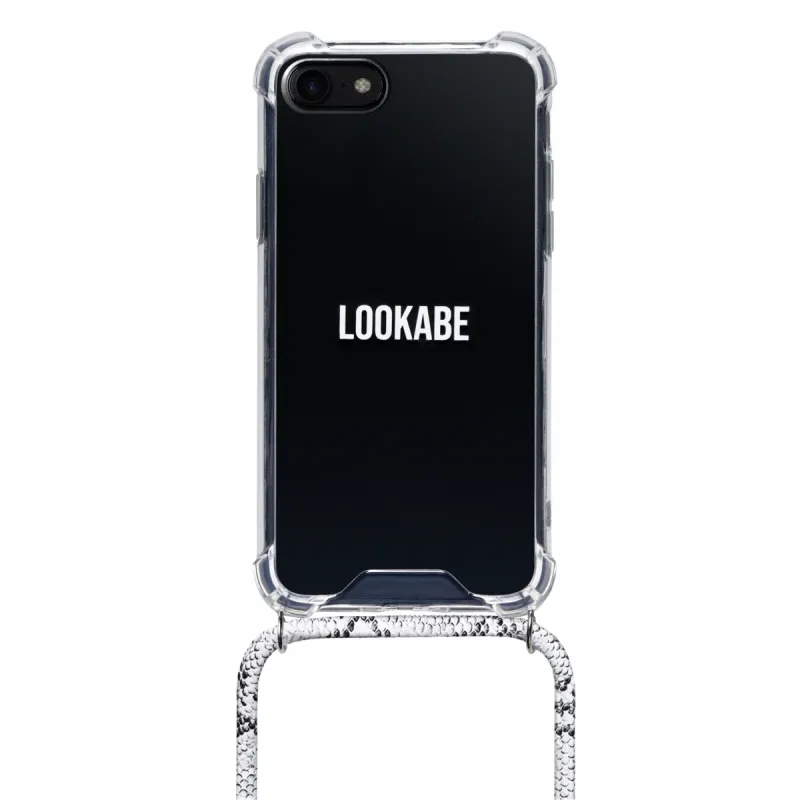 Lookabe Necklace Snake Edition iPhone 7-8+ silver snake loo017