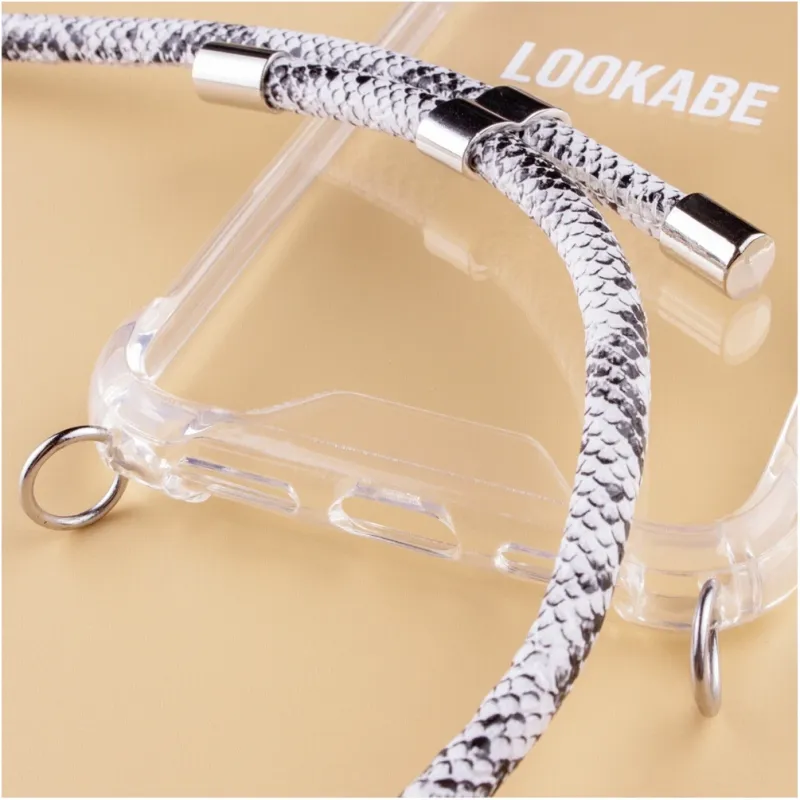 Lookabe Necklace Snake Edition iPhone 7-8+ silver snake loo017