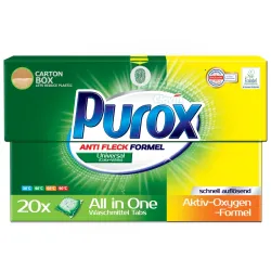 Veļas mazgāšanas kapsulas Purox Universal 20gb