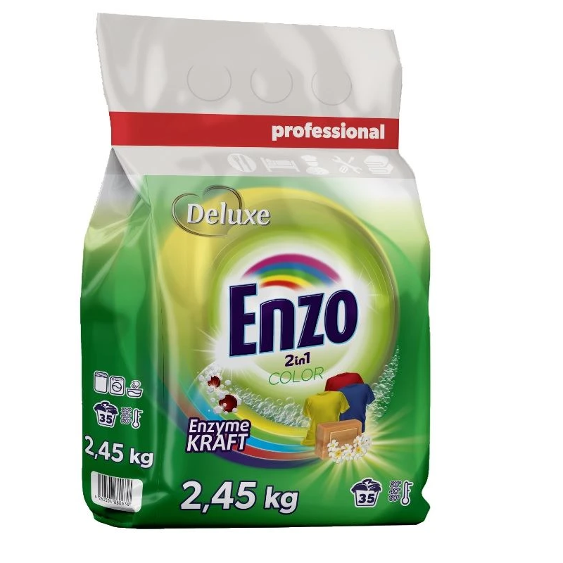 Enzo 2in1 pulveris krāsainai veļai x35 2.45kg