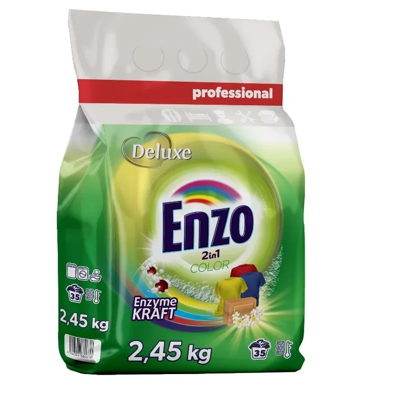 DELUXE Enzo 2in1 pulveris krāsainai veļai x35 2.45kg