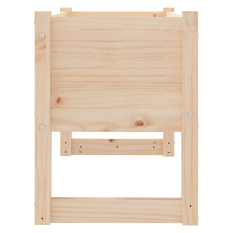 vidaXL puķu kaste, 78x40x52 cm, priedes masīvkoks